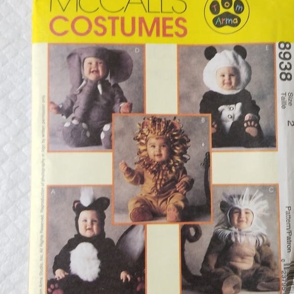 McCall's Toddler Costume patterns - Picture 1 of 7